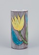 Mari Simmulson (1911-2000) for Upsala Ekeby, Sweden. Ceramic vase with floral 
motifs.