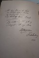 Poesibog (Autograph album)
Med poesi fra starten af 1900-tallet
Omslag i læder og lukke i metal