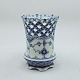 Royal Copenhagen, blue fluted full lace; A vase of porcelain no. 1016