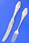 Medaillon silver cutlery