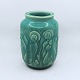 Jais Nielsen for Saxbo; Ceramic vase with blue glaze