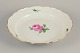 Meissen, stort 
rundt ”Pink 
Rose” 
serveringsfad.