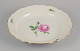 Meissen, stort 
rundt ”Pink 
Rose” ...