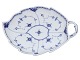 Antik K presents: Blue Fluted Half LaceCake dish - Large size from before 1894