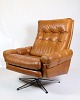 Osted Antik & Design presents: Armchair - Cognac Leather - Danish Design - 1980Great condition