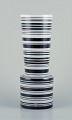 Per B. Sundberg for Orrefors, Sweden.
Large art glass vase in striped design.