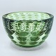 Antik 
Damgaard-
Lauritsen 
presents: 
Ingeborg 
Lundin for 
Orrefors; Large 
bowl in 
transparent and 
green glass, 
no. ...