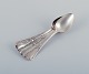 Christofle, France. A set of five dinner spoons in plated silver.