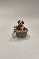 Danam Antik 
presents: 
Royal 
Copenhagen Mini 
Collection - 
Mongrels/ 
Puppies in 
Basket No. 745