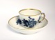 Royal Copenhagen. Blue flower with gold. Small coffee cup. Model 1549. (1 
quality). Gold is more easily worn