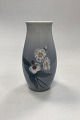 Bing og Grøndahl Art Nouveau Vase - Hvide Blomster No. 865/249