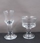 Ship's 
glassware by 
Danish 
Holmegaard. 
Tall shot 
glasses ...