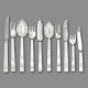 Georg Jensen, Sigvard Bernadotte; Barnadotte silver cutlery, complete for 6 
persons, 71 pieces