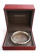 Georg Jensen. Sterling Bangle (925). Width 16 mm.