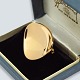 Bent Knudsen; Brooch of 14k gold #22