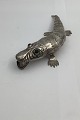 Danam Antik 
presents: 
Alligator 
/ crocodile in 
silver with 
moving body