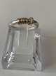Antik Huset 
presents: 
Silver 
ring with 
gold-plated 
design, stamped 
925s HS, size 
50