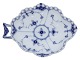 Blue Fluted Full Lace
Tray with handle