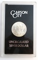 USA. Morgan 
sølv $1 dollar 
1882 CC. Carson 
City. I æske.