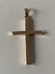 Gold cross in 14 carat gold, stamped HS 585