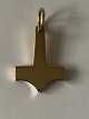 Pendant in solid 14 carat gold, Thor