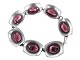 Jørgen Jensen Pewter
Bracelet with purple stones