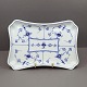 Royal 
Copenhagen, 
musselmalet 
riflet 
porcelæn; 
Aflangt ...