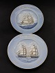 Middelfart 
Antik presents: 
Bing & 
Grøndahl a pair 
of ship's 
plates