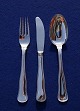 Cohr Dobbeltriflet Danish silver flatware, settings dinner cutlery of 3 pieces