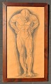 Pegasus – Kunst 
- Antik - 
Design 
presents: 
Danish 
artist (19th 
century): Nude 
study. Drawing.