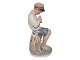 Royal Copenhagen Overglaze figurineShepherd boy