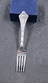 Antique Rokoko Danish solid silver flatware, 
luncheon forks 17.3cm