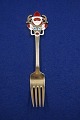 Michelsen Christmas fork 1952 of Danish gilt sterling silver