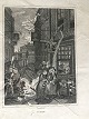 Kobberstik af 
William Hogarth 
- "Night".