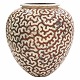 Aabenraa 
Antikvitetshandel 
presents: 
Large Per 
Weiss, Denmark, 
stoneware 
glazed vase 
with organic 
patterns. ...