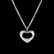 Bestik.dk presents: Georg Jensen. Sterling Silver Heart Pendant - Henning Koppel.