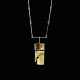 Bestik.dk presents: Lapponia. 14k Gold 'Narcissos' Necklace with Rock Crystal - Björn Weckström - 1969.