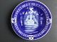 Kongelig 
porcelæns 
mindeplatte 
1920 - De 
Faldne 
Frivillige.