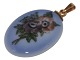 Bing & Grondahl porcelain with 14 Carat gold
Blue pendant with stone
