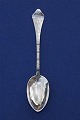 Antique Rokoko Danish solid silver flatware, soup spoons 21cm