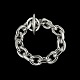 Bestik.dk presents: Danish Heavy Sterling Silver Anchor Chain Bracelet. 156g.