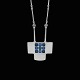 Bestik.dk presents: David-Andersen. Sterling Silver Pendant with Enamel - Bjørn Sigurd Østern.