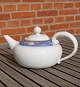 Magnolia Blue Danish porcelain, flat round tea pots No 143