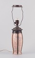 Tysk keramiker, 
Art Nouveau 
bordlampe af 
keramik.
