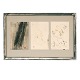 Aabenraa 
Antikvitetshandel 
præsenterer: 
Preben 
Hornung, 
1919-89, tre 
signerede 
postkort, mixed 
media. Lysmål: 
...