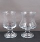 Schiffsgläser aus dänische Holmegaard. Cognac Gläser und Portwein Gläser