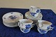 Antikkram 
presents: 
Blue 
Flower Angular 
Danish 
porcelain, Set 
of 6 set coffee 
cups and 
saucers No 8608 
and cake ...