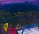 Lars Bertle (f. 
1925), Svensk 
kunstner. 
Olie på plade. 
...