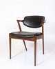 Osted Antik & 
Design 
presents: 
Dining 
chair - Model 
42 - Teak & 
Black Leather - 
Kai Kristiansen 
- Schou ...