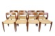 Osted Antik & 
Design 
presents: 
Set of 
Eight Dining 
Chairs - Model 
75 - Teak - 
Paper Wicker - 
N.O Møller - 
...